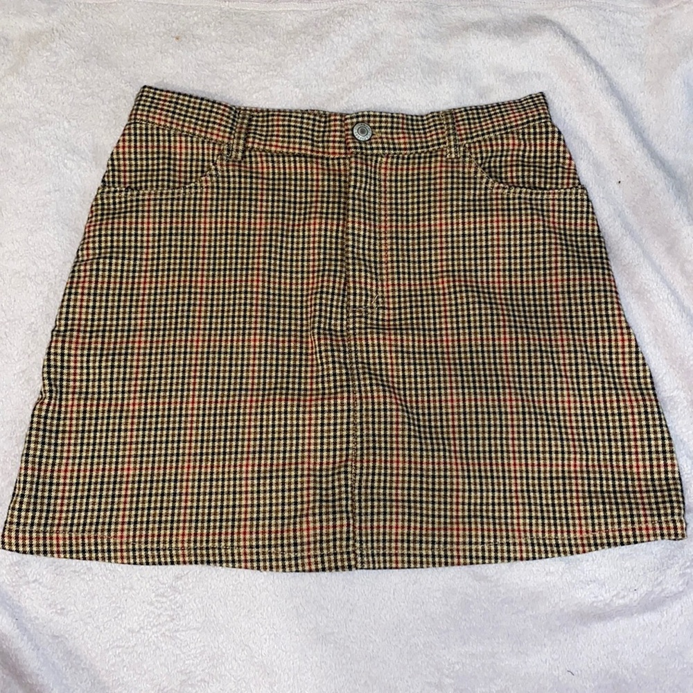 Plaid skirt